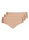 Lupo - Kit com 3 Calcinhas Alta Loba 40900-001 Nude - variação: Natural