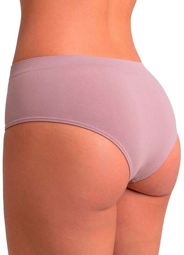 Lupo - Kit com 3 Calcinhas Alta Loba 40900-001 Preto-Nude 5