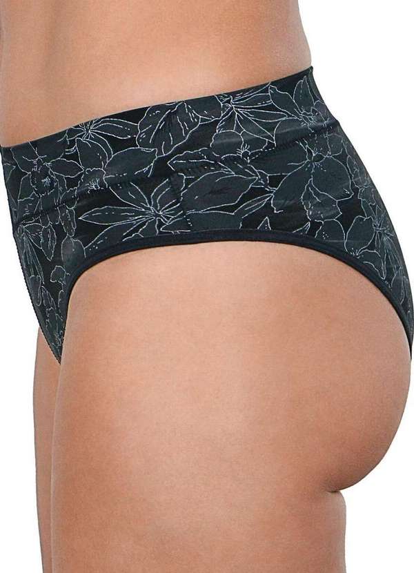 Demillus - Kit com 3 Calcinhas Alta Olimpo Demillus 26639 Preto 4