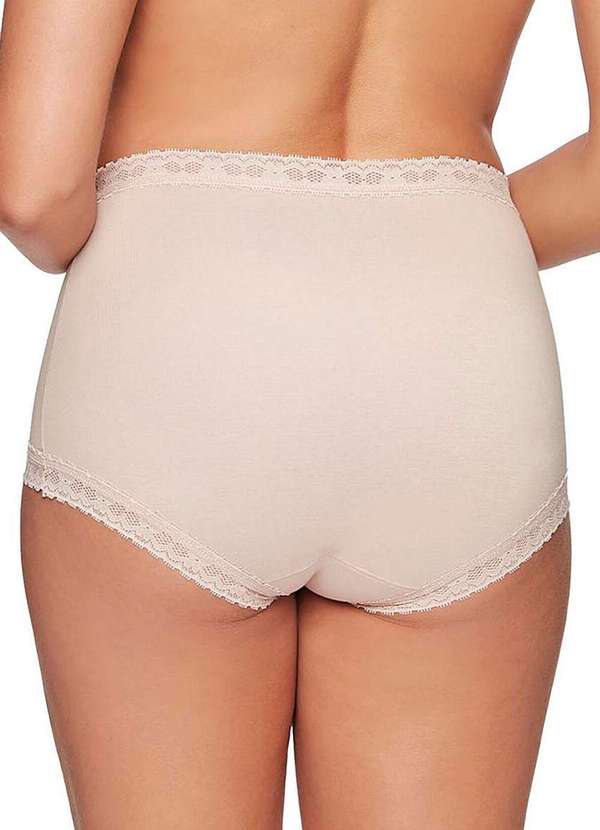 Triumph - Kit com 3 Calcinhas Alta Star Max Triumph 24649 Base-Branco 3