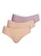 Dilady - Kit com 3 Calcinhas Biquíni Dilady 203200 Chocolate - variação: Chocolate-Rosa-Retro