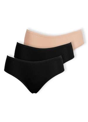 Kit com 3 Calcinhas Biquíni Dilady 203200 - DILADY