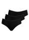 Dilady - Kit com 3 Calcinhas Biquíni Dilady 203200 Chocolate - variação: Preto