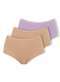 Dilady - Kit com 3 Calcinhas Biquíni Dilady 203202 Chocolate - variação: Chocolate-Rosa-Retro