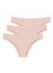 Hope - Kit com 3 Calcinhas Biquíni Hope 35010 Branco - variação: Bege-Ballet