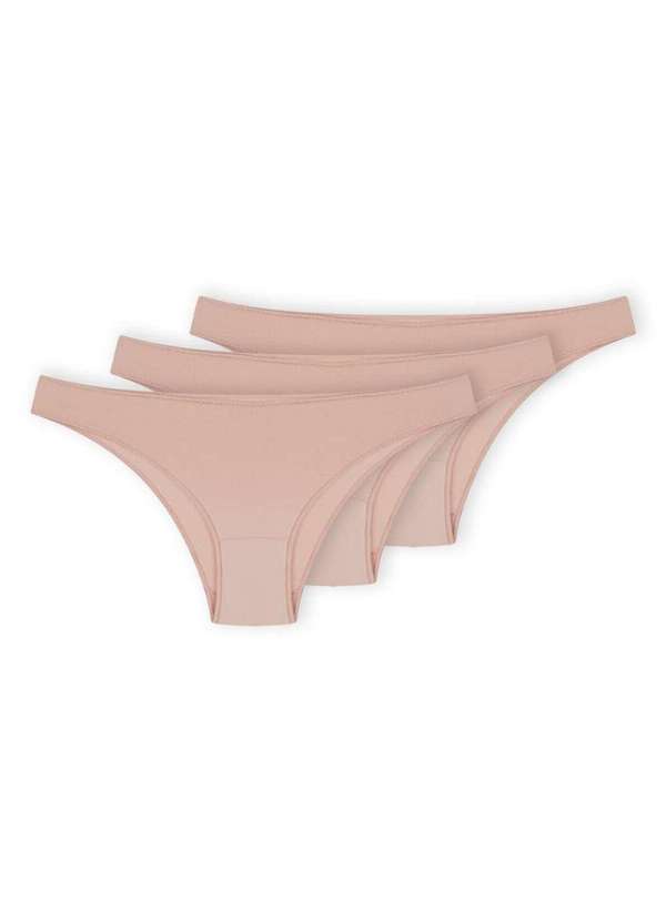 Hope - Kit com 3 Calcinhas Biquíni Hope 35840 Bege-Ballet