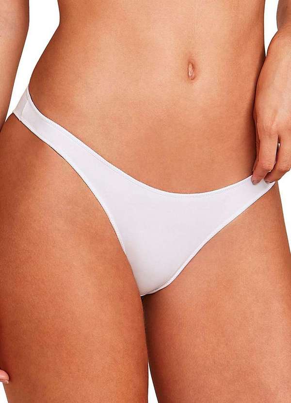 Hope - Kit com 3 Calcinhas Biquíni Hope 35840 Branco 2