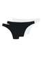 Hope - Kit com 3 Calcinhas Biquíni Hope 35840 Camurça - variação: Preto-Branco
