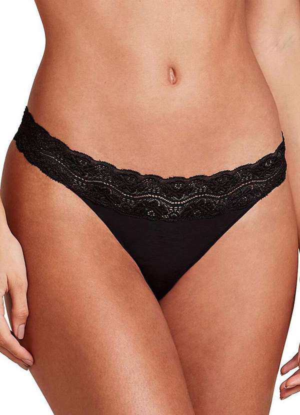 Hope - Kit com 3 Calcinhas Biquíni Hope L 35320 Preto 2