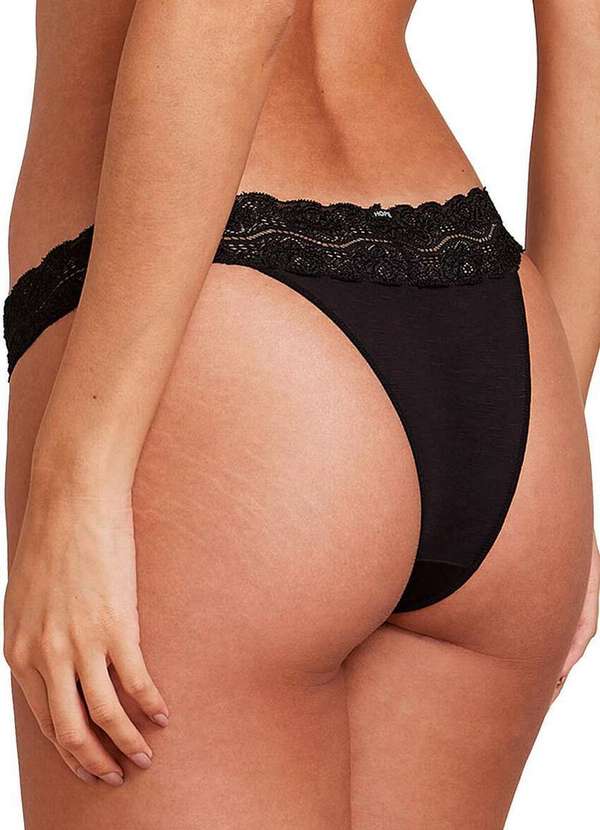 Hope - Kit com 3 Calcinhas Biquíni Hope L 35320 Preto-Bege-Ballet 3