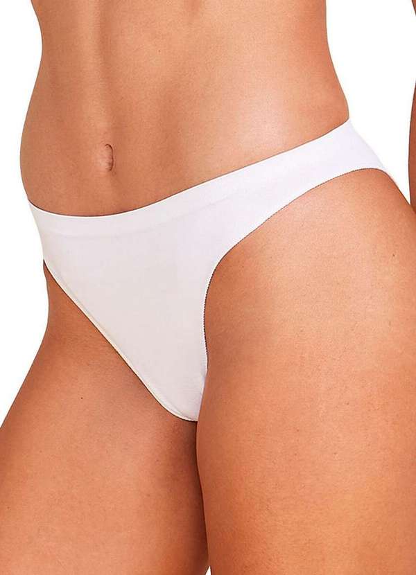 Hope - Kit com 3 Calcinhas Biquíni Hope S35220 Branco 2