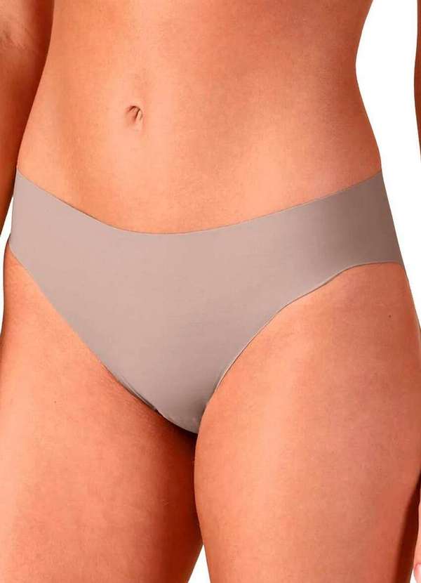 Liz - Kit com 3 Calcinhas Biquíni Liz 50257 Branco-Sepia 4