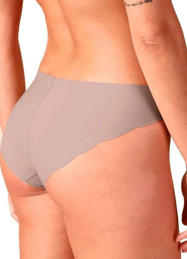 Liz - Kit com 3 Calcinhas Biquíni Liz 50257 Branco-Sepia 5