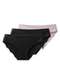 Liz - Kit com 3 Calcinhas Biquíni Liz 50257 Super-Black - variação: Super-Black-Blush