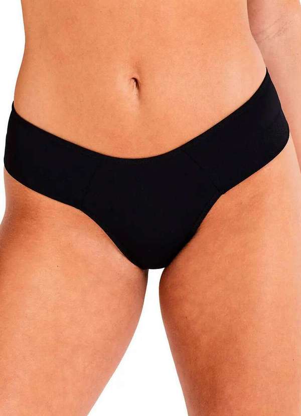 Liz - Kit com 3 Calcinhas Biquíni Liz 50315 Preto-Lótus 2