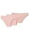Liz - Kit com 3 Calcinhas Biquíni Liz 50331 Blush-Sepia - variação: Blush-Sepia