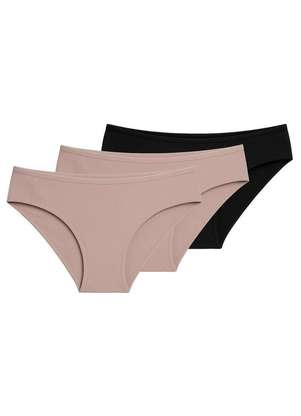 Kit com 3 Calcinhas Biquíni Liz 50372 - LIZ