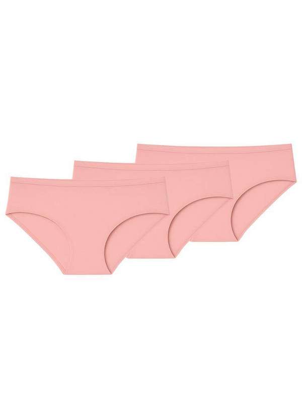 Liz - Kit com 3 Calcinhas Biquíni Liz 50376 Blush