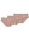Liz - Kit com 3 Calcinhas Biquíni Liz 50376 Preto-Blush - variação: Sepia