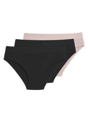 Kit com 3 Calcinhas Biquíni Liz 70221 - LIZ