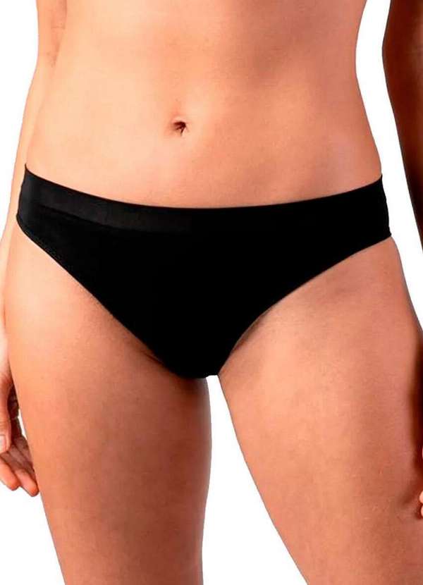 Liz - Kit com 3 Calcinhas Biquíni Liz 70222 Blush-Preto 4