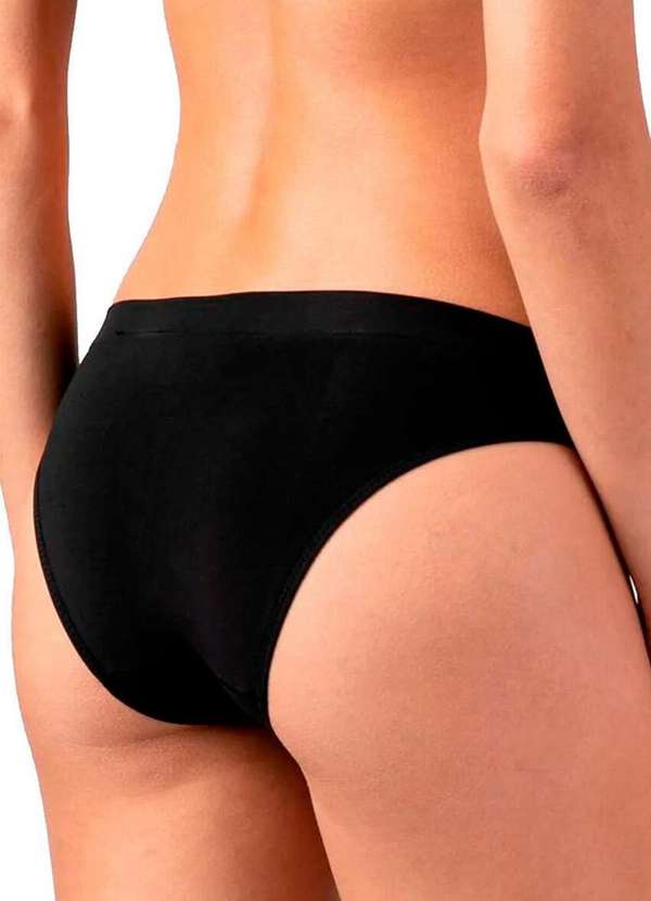Liz - Kit com 3 Calcinhas Biquíni Liz 70222 Preto 3
