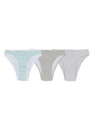Kit com 3 Calcinhas Biquíni Malwee 1000090635 - MALWEE