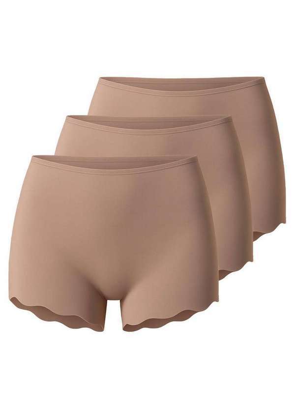 Liz - Kit com 3 Calcinhas Boxer Liz 54591 Sepia
