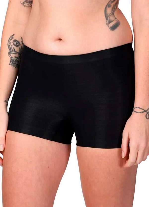 Liz - Kit com 3 Calcinhas Boxer Liz 74220 Preto-Blush 2