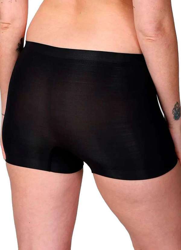 Liz - Kit com 3 Calcinhas Boxer Liz 74220 Preto-Sepia 3