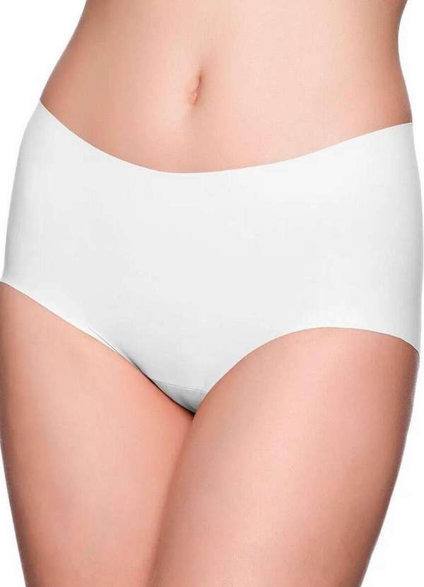 Liz - Kit com 3 Calcinhas Caleçon Liz 50256 Sepia-Branco 4