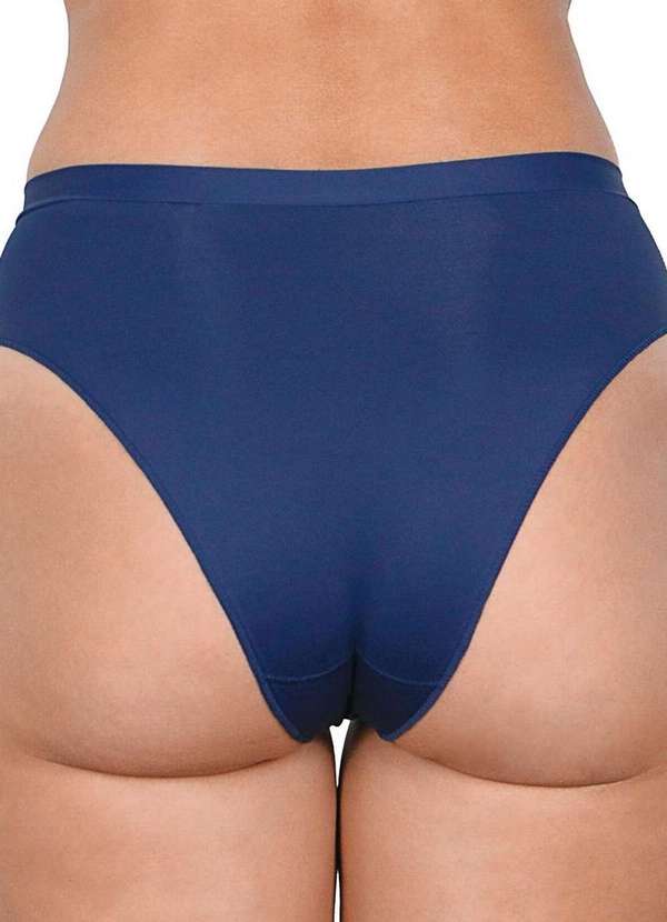 Demillus - Kit com 3 Calcinhas Demillus 26826 Colorido Marinho-Carmim-Bege 3