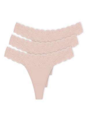 Lupo - Kit com 3 Calcinhas Fio Dental Hope 137840 - LUPO