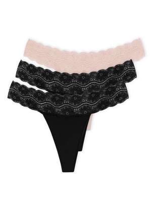 Lupo - Kit com 3 Calcinhas Fio Dental Hope 137840 - LUPO