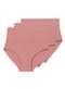 Liz - Kit com 3 Calcinhas Hot Pant Liz 70302 Natural-Brunette - variação: Rosa-Monaco