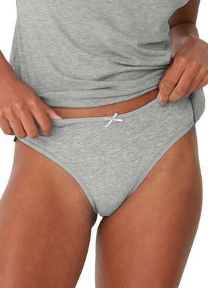 Kit com 3 Calcinhas Tanga Malwee 1000090636 - MALWEE