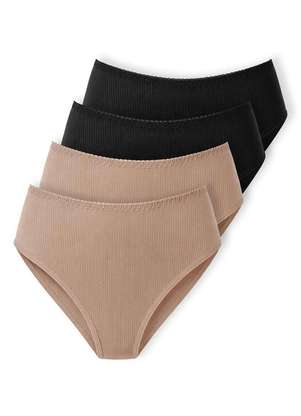 Kit com 4 Calcinhas Alta Abrupt Demillus 56096 - DEMILLUS