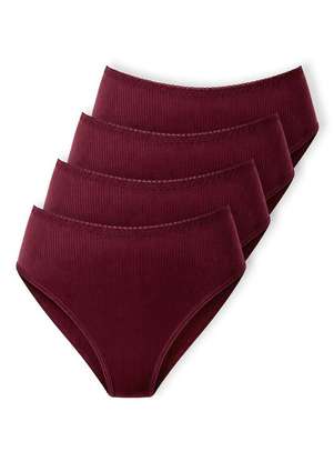 Kit com 4 Calcinhas Alta Abrupt Demillus 56096 - DEMILLUS