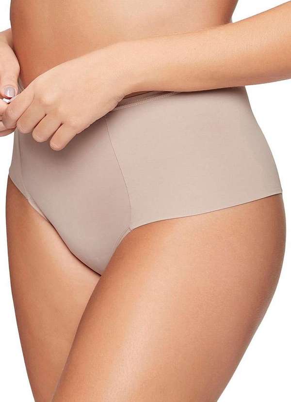 Triumph - Kit com 4 Calcinhas Alta Blissy Maxi Triumph 24965 Mink 4