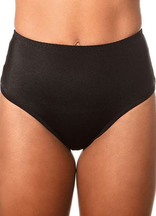 Demillus - Kit com 4 Calcinhas Alta Chanson Demillus 57850 Preto 2