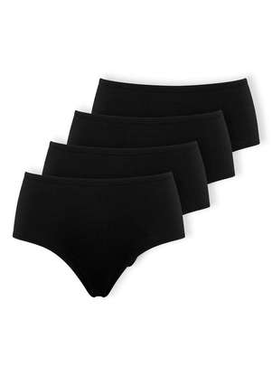 Kit com 4 Calcinhas Alta Dilady 203203 Plus Size - DILADY