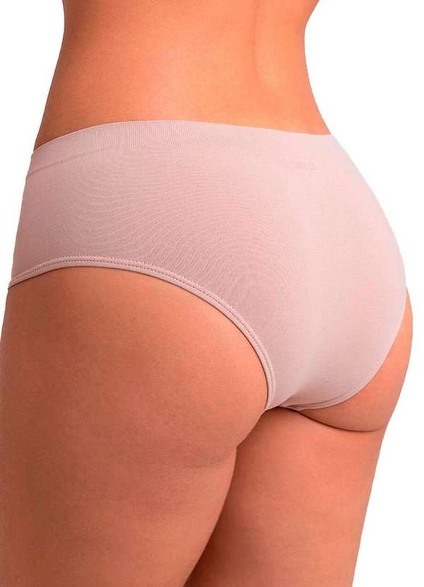 Lupo - Kit com 4 Calcinhas Alta Loba 40900-001 Preto-Natural 5