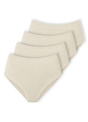 Kit com 4 Calcinhas Alta Nova Bibelô Demillus 57487 - DEMILLUS