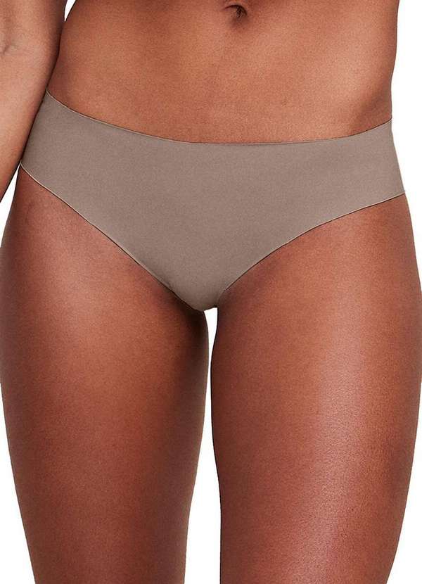 Bonjour - Kit com 4 Calcinhas Biquíni Bonjour Kt35870 Camurça-Branco 2