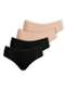 Dilady - Kit com 4 Calcinhas Biquíni Dilady 203200 Preto-Chocolate - variação: Preto-Chocolate