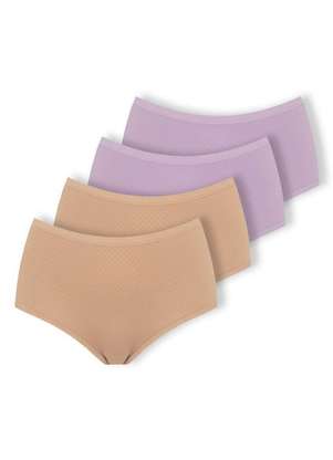 Kit com 4 Calcinhas Biquíni Dilady 203202 - DILADY