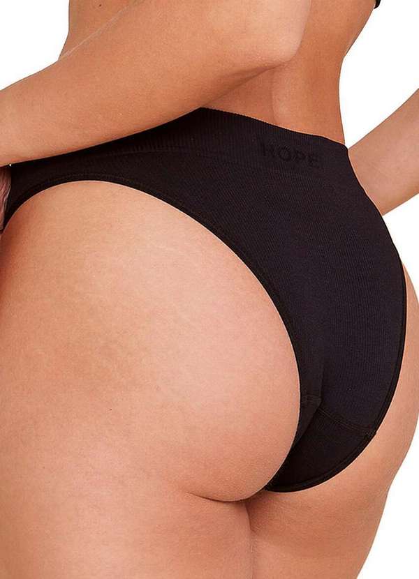 Hope - Kit com 4 Calcinhas Biquíni Hope 35010 Preto-Bege-Ballet 3