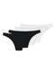 Hope - Kit com 4 Calcinhas Biquíni Hope 35840 Branco - variação: Preto-Branco