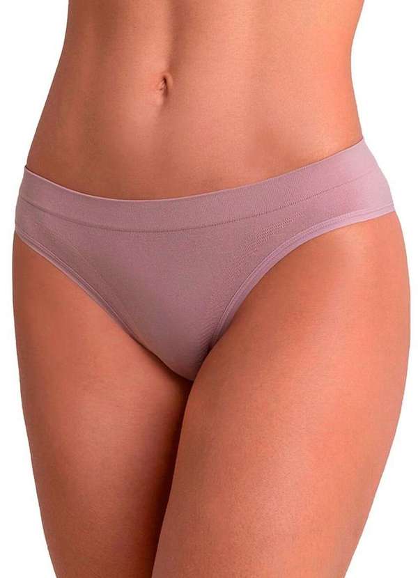 Lupo - Kit com 4 Calcinhas Biquíni Loba 40907-001 Nude-Preto 2