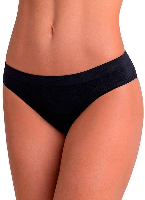 Lupo - Kit com 4 Calcinhas Biquíni Loba 40907-001 Preto 2